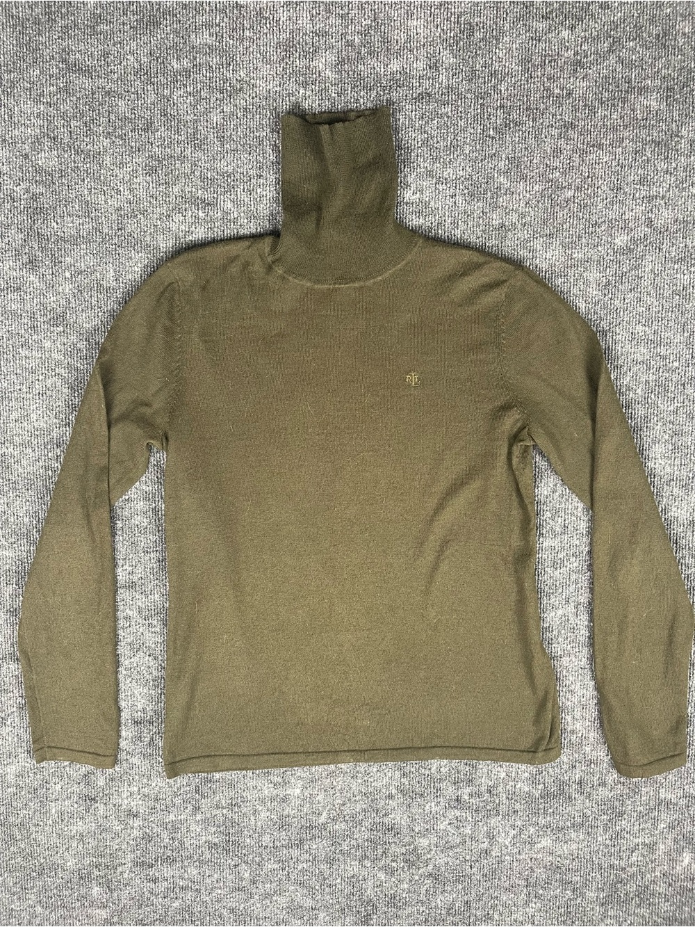 Ralph Lauren Olive Turtleneck Sweater
